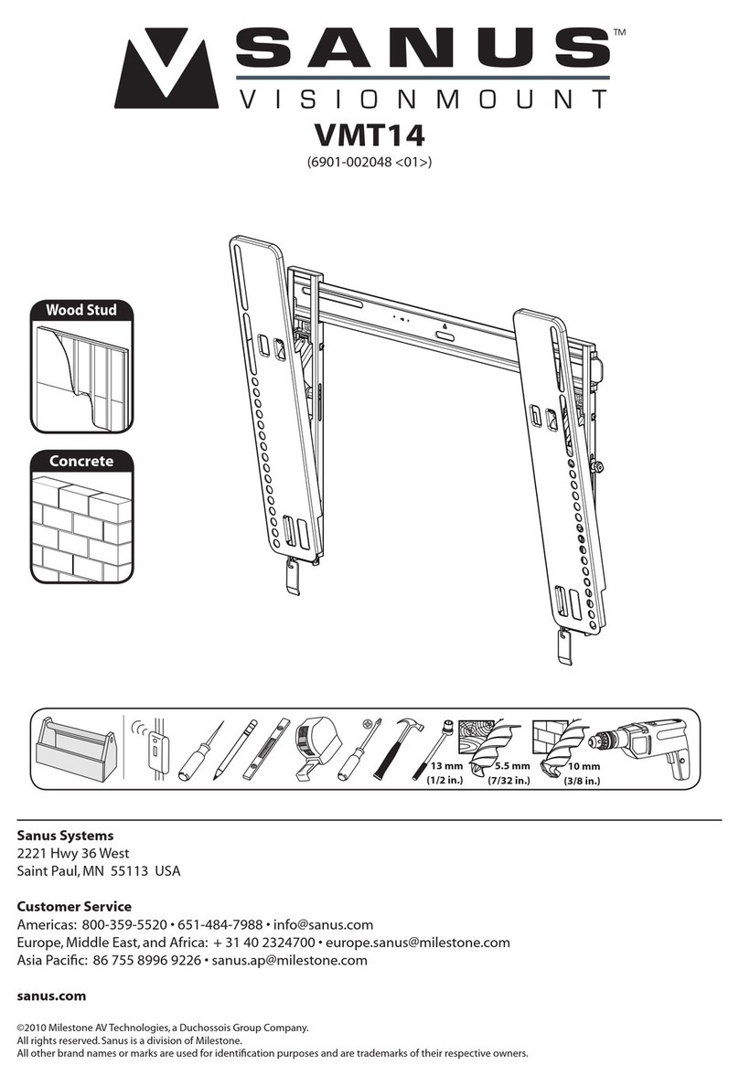 Sanus Systems VMT14 Manual de usuario