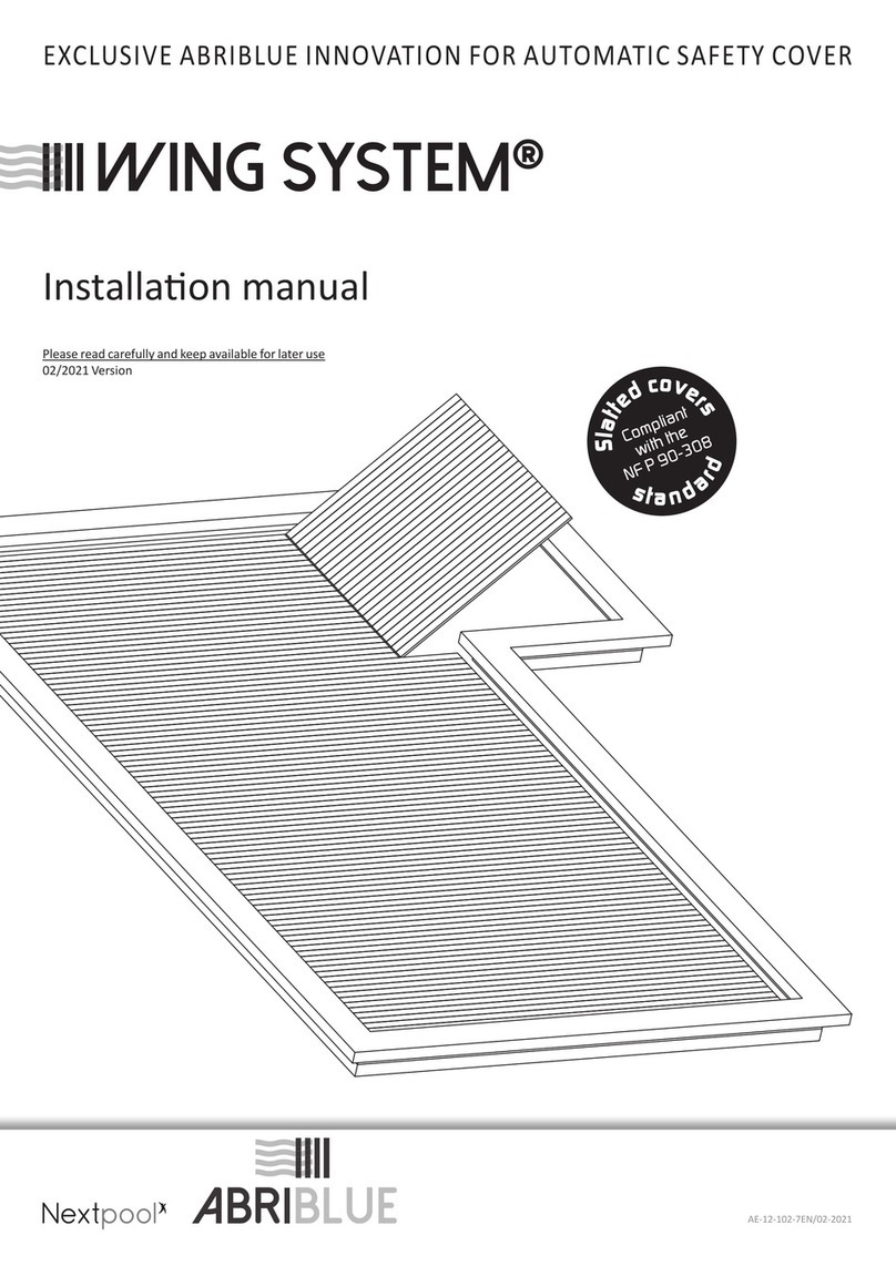 Abriblue Nextpool WING SYSTEM Manual de usuario