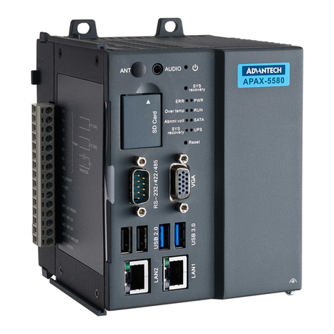 Advantech APAX-5580 Manual de usuario
