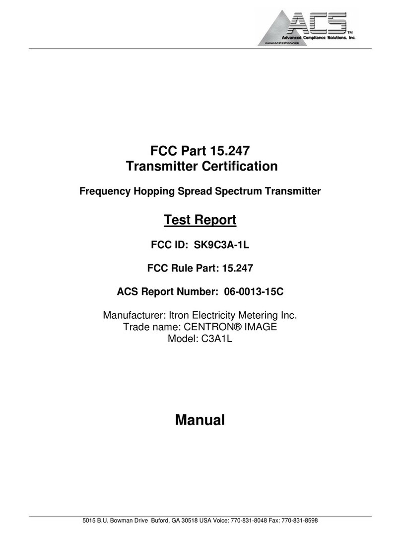 ITRON CENTRON CP1S Manual de uso y cuidado