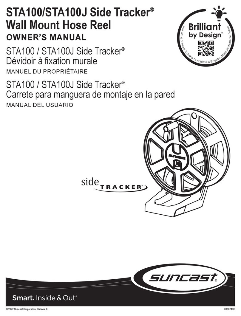 Suncast Side Tracker STA100 Manual de usuario