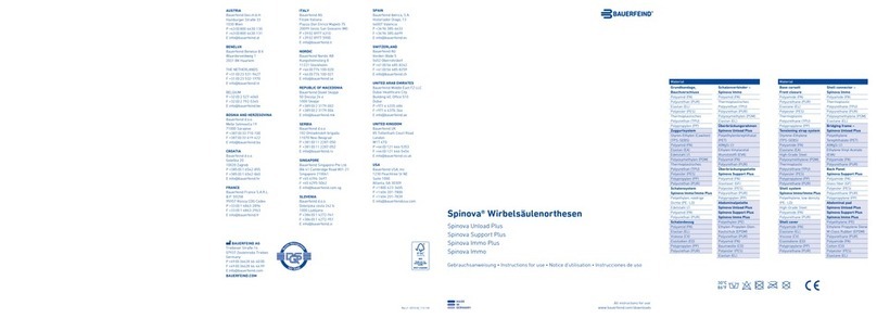 Bauerfeind Spinova Unload Plus Manual de usuario