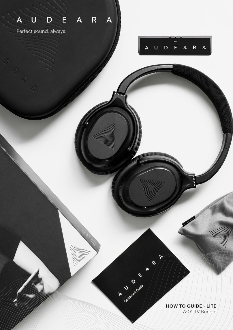 Audeara A-01 Manual de usuario Audeara A-01 Manual de usuario