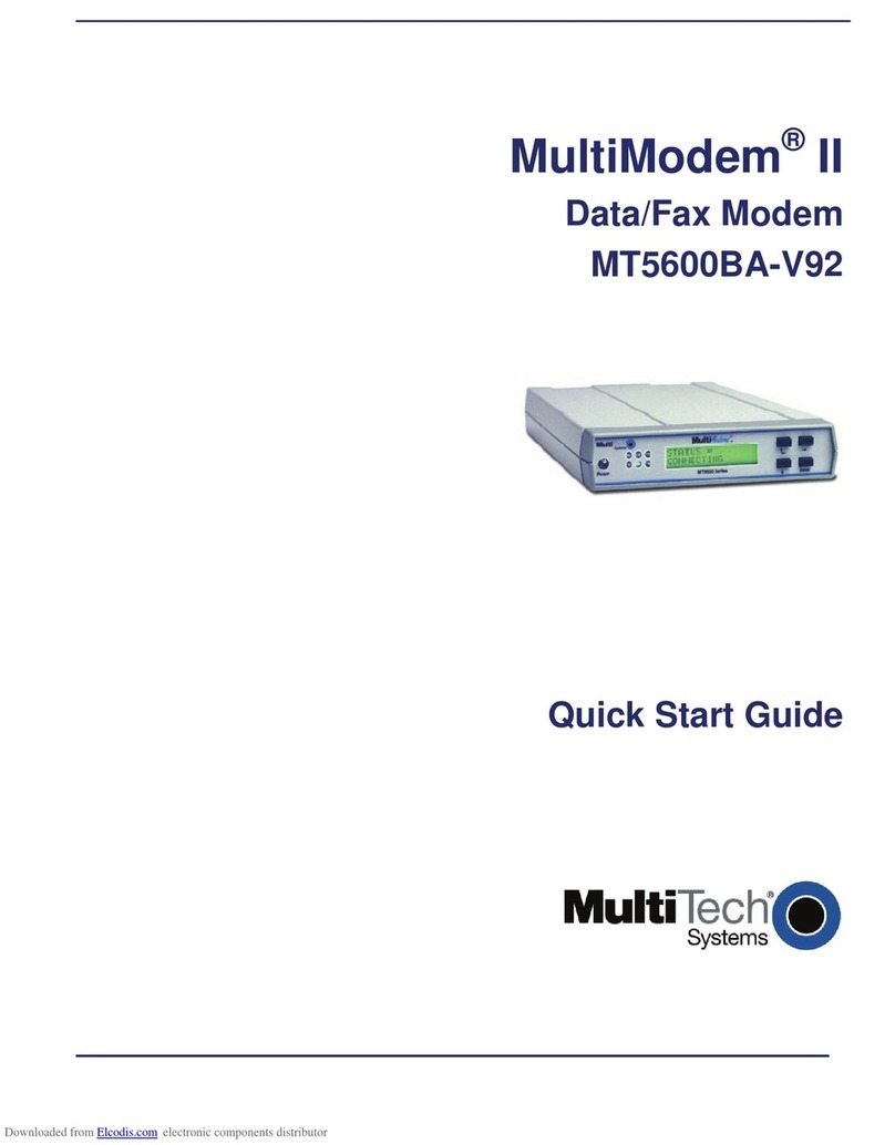 Multitech MultiModem II Manual de usuario