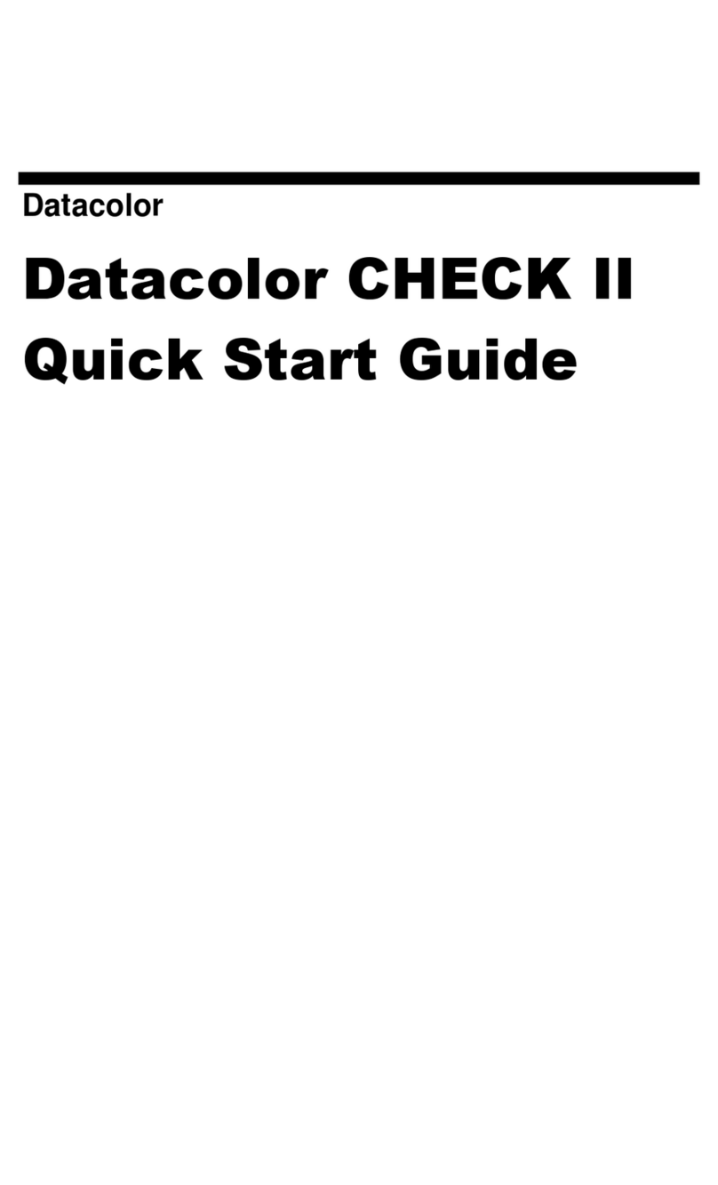 Datacolor CHECK II Manual de usuario