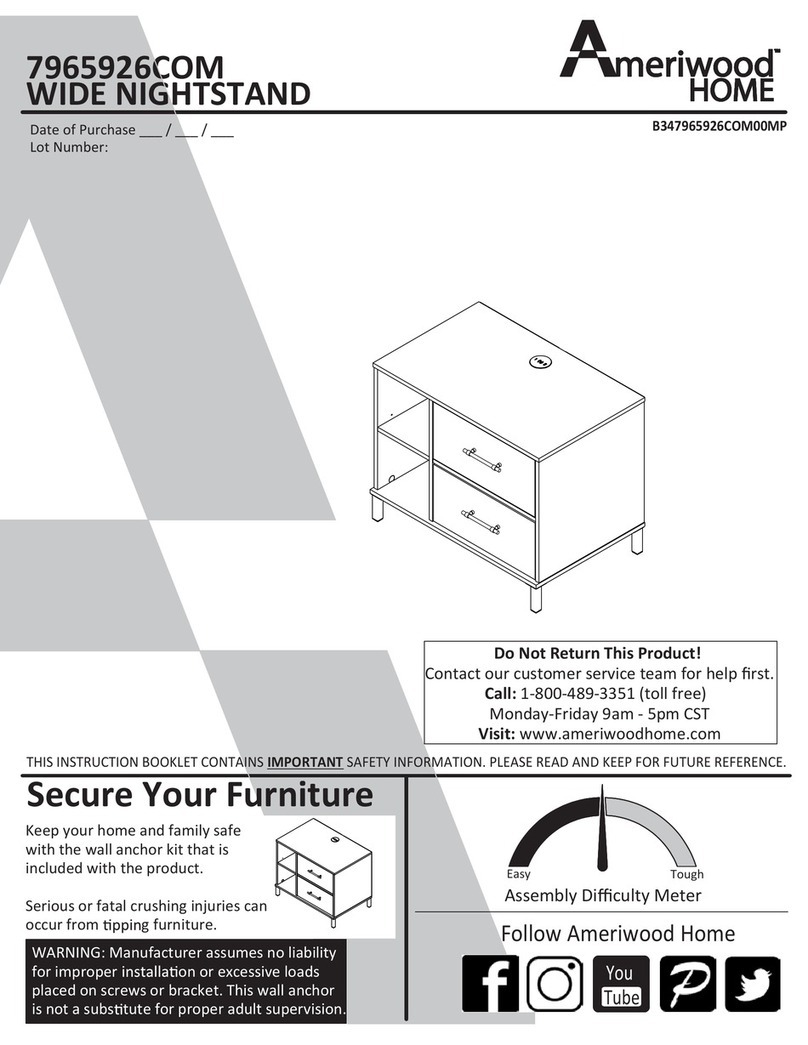 Ameriwood HOME 7965926COM Manual de usuario