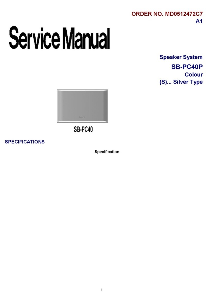 Panasonic SB-PC40P Manual de usuario