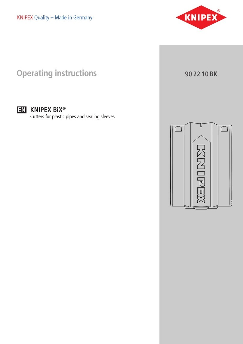 KNIPEX BiX Manual de usuario KNIPEX BiX Manual de usuario