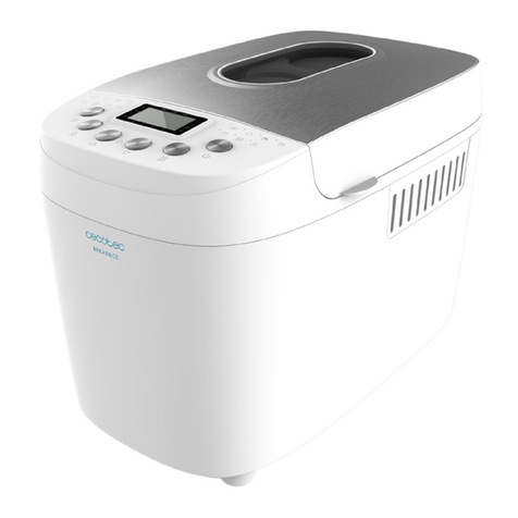 cecotec BREAD&CO 1500 PERFECTCOOK Manual de usuario
