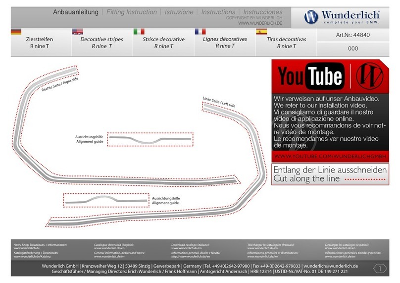 Wunderlich 44840 Guía de instalación Wunderlich 44840 Guía de instalación