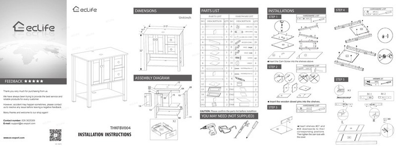 ecLife THKFBV004 Manual de usuario