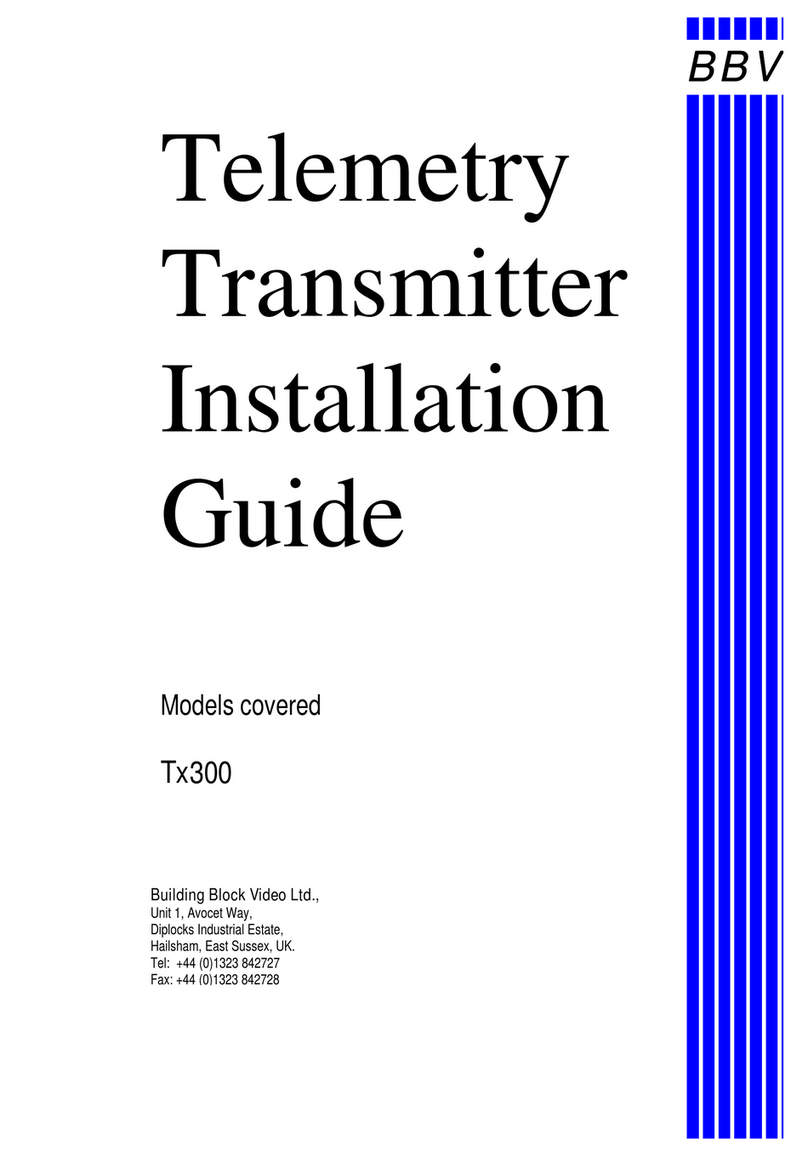BBV Tx300 Manual de usuario