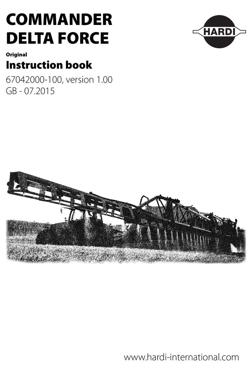Hardi COMMANDER DELTA FORCE Manual de usuario Hardi COMMANDER DELTA FORCE Manual de usuario