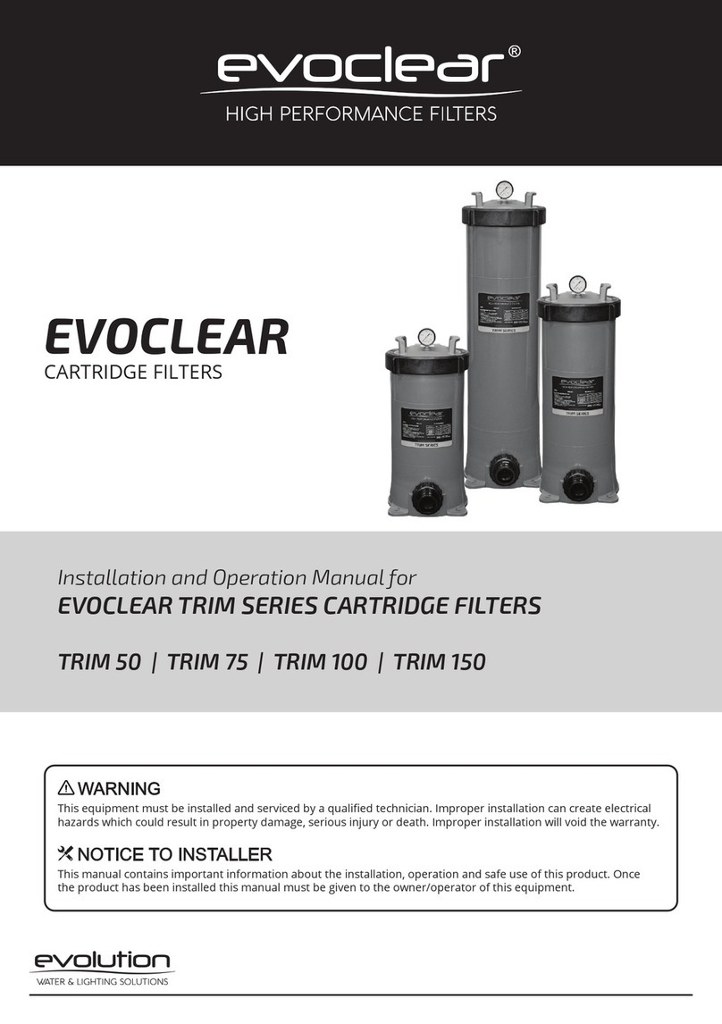 Evolution evoclear TRIM Series Manual de usuario