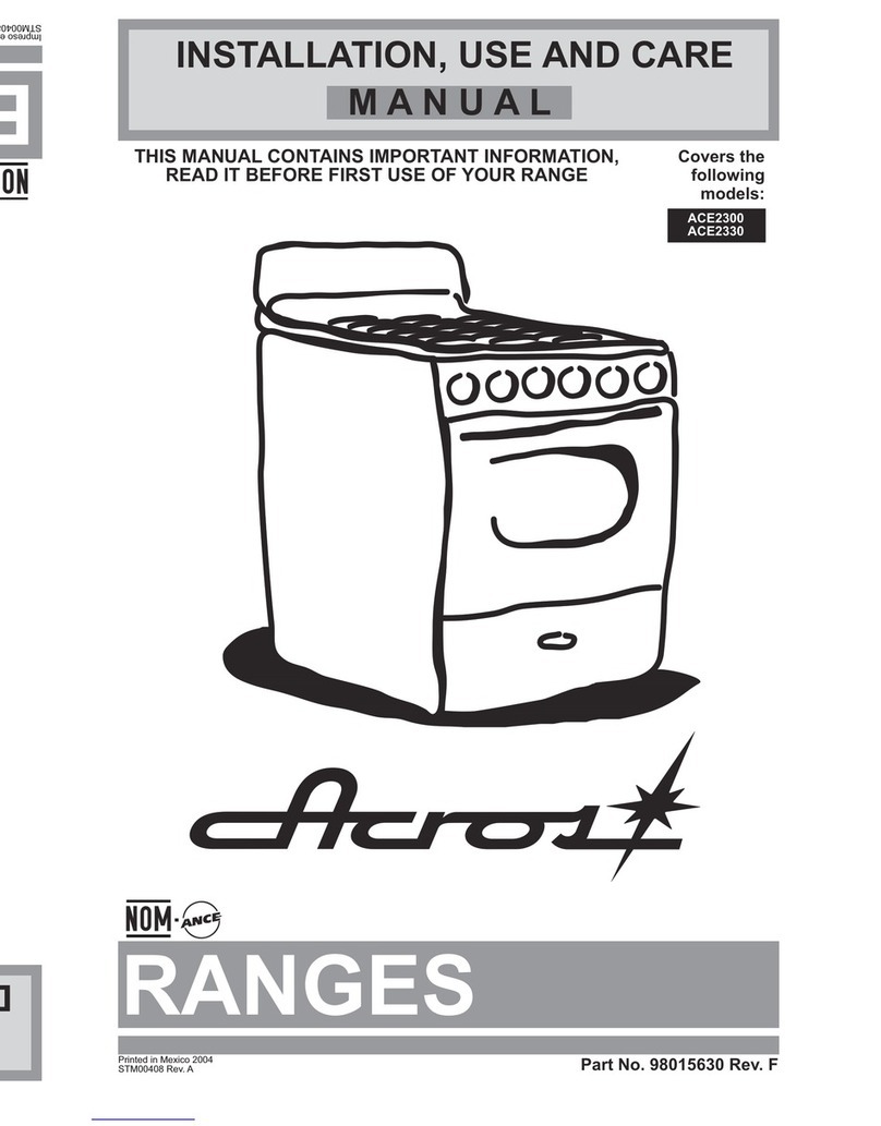 Acros ACE2300 Manual de instrucciones y seguridad