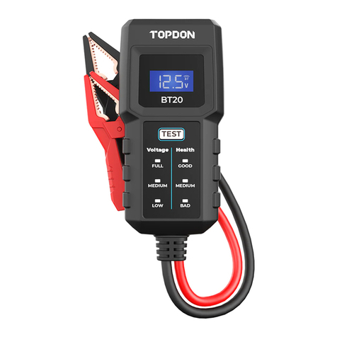 Topdon BT20 Manual de usuario