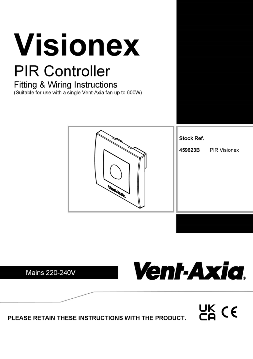 Vent-Axia Visionex Manual de usuario