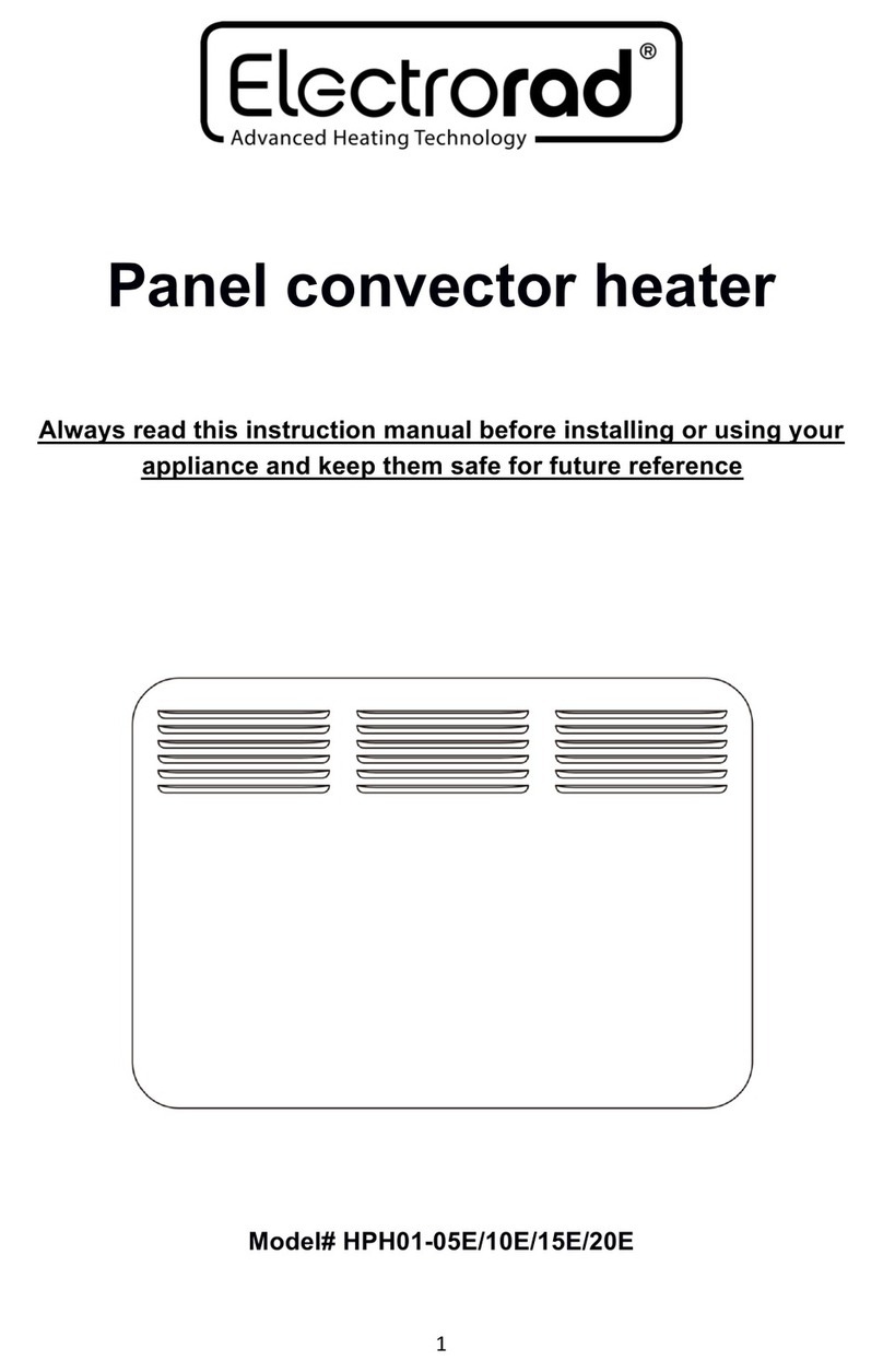 Electrorad HPH01-05E Manual de usuario