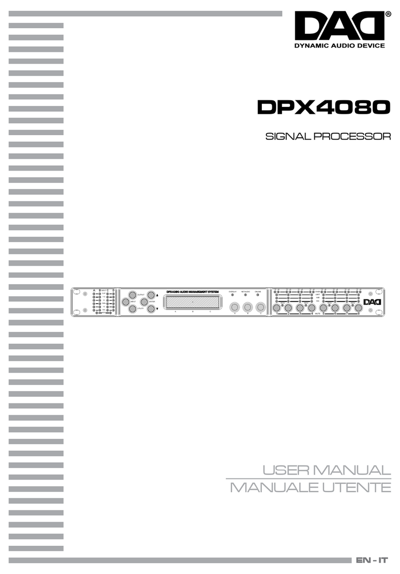 DAD DPX4080 Manual de usuario DAD DPX4080 Manual de usuario