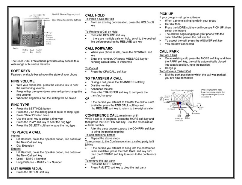Cisco Cisco 7960 Manual de usuario