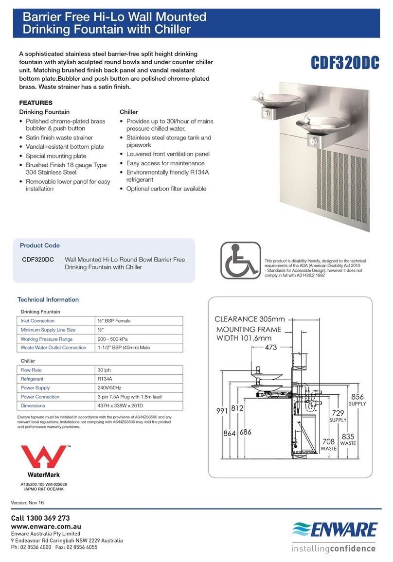 enware WaterMark CDF320DC Manual de usuario enware WaterMark CDF320DC Manual de usuario
