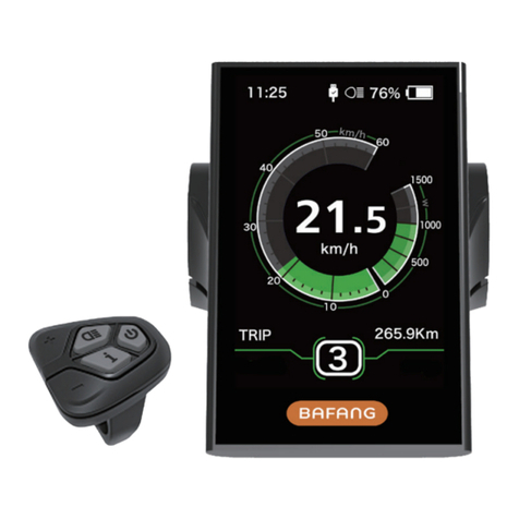 BAFANG UB600 Manual de usuario