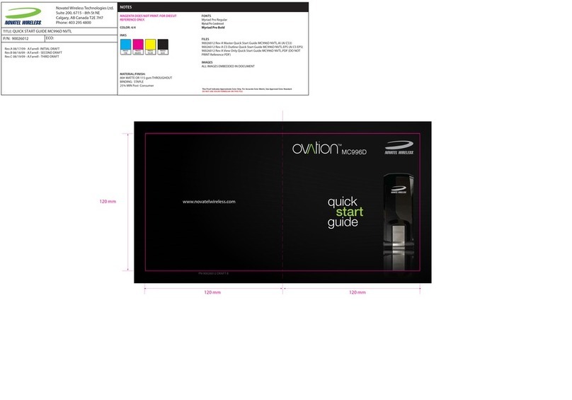 Ovation MC996D Manual de usuario