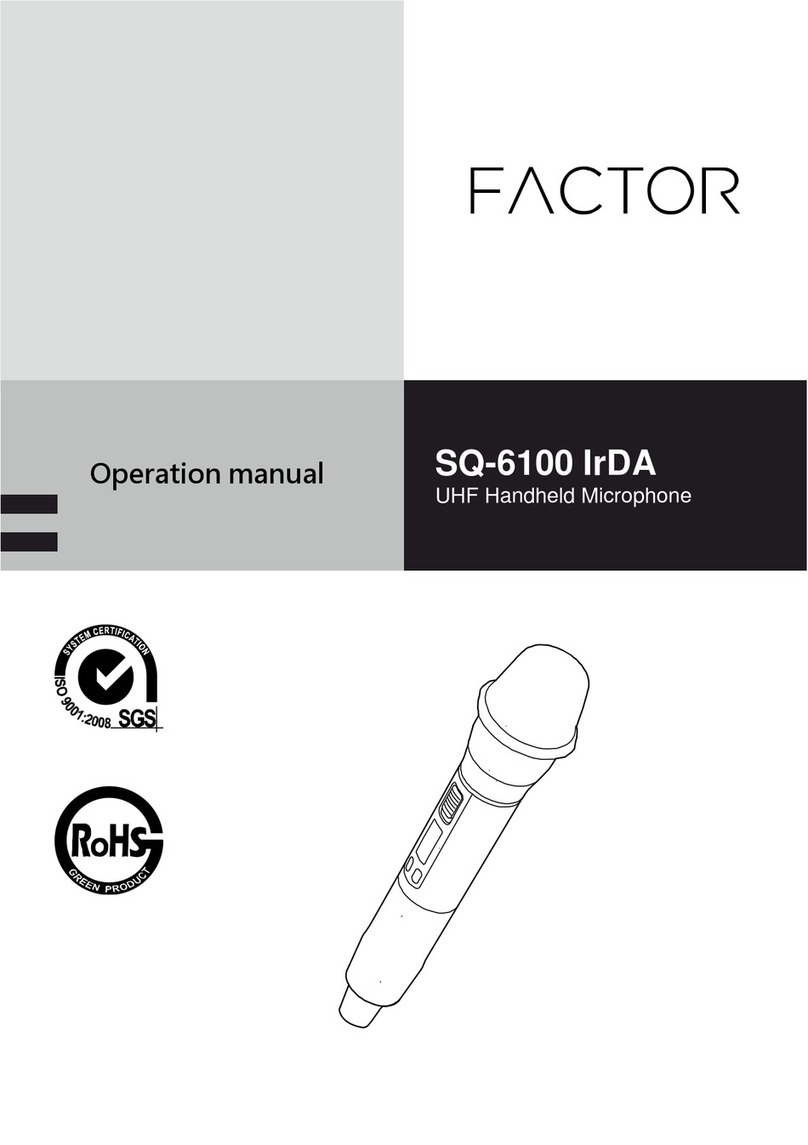Factor SQ-6100 IrDA Manual de usuario