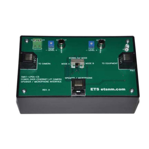 ETS SMA1 Manual de usuario ETS SMA1 Manual de usuario