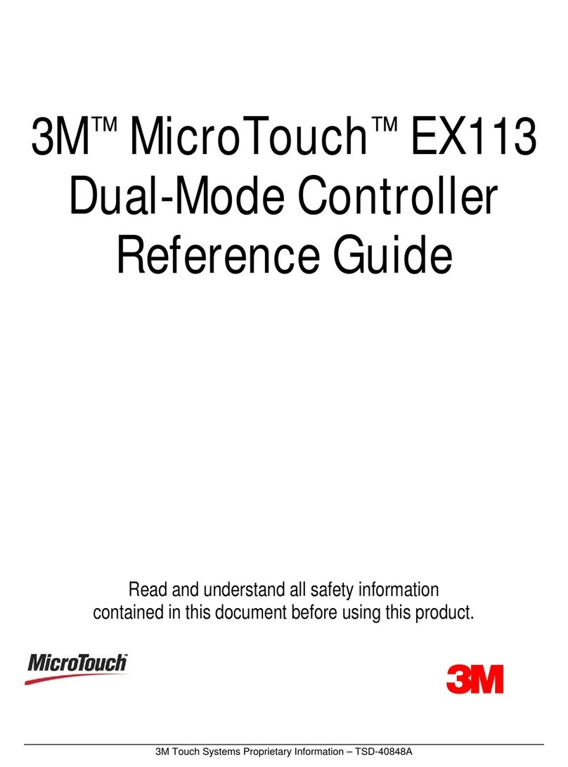 3M MicroTouch EX113 Manual de usuario