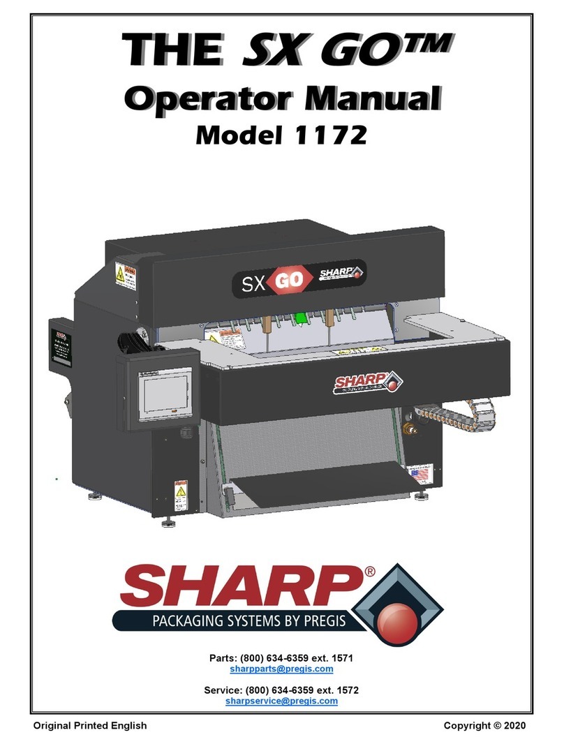 Pregis SHARP SX GO Manual de usuario