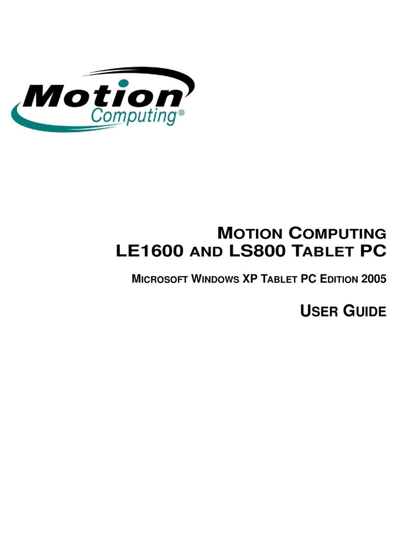 Motion Computing LS800 Manual de usuario