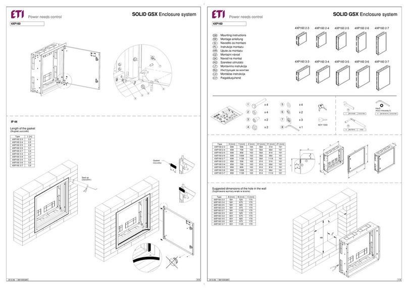 ETI SOLID GSX Manual de usuario