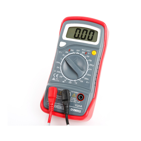 Velleman DVM852 Manual de usuario