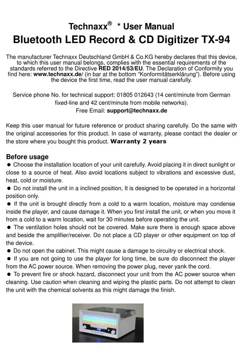 Technaxx TX-94 Manual de usuario