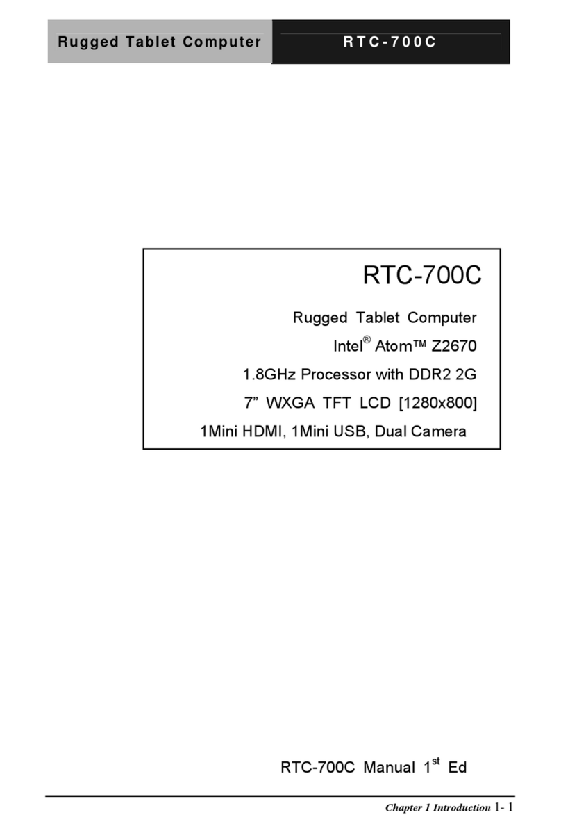 Aaeon RTC-700C Manual de usuario Aaeon RTC-700C Manual de usuario