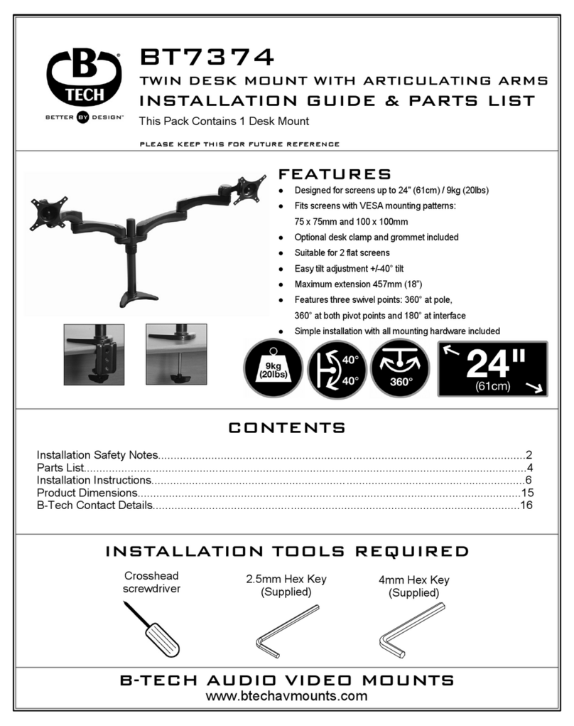 B-Tech BT7374 Manual de instrucciones
