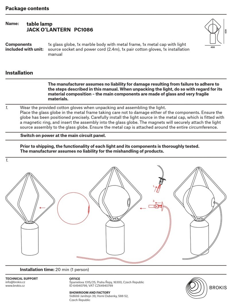 BROKIS JACK O'LANTERN Manual de usuario