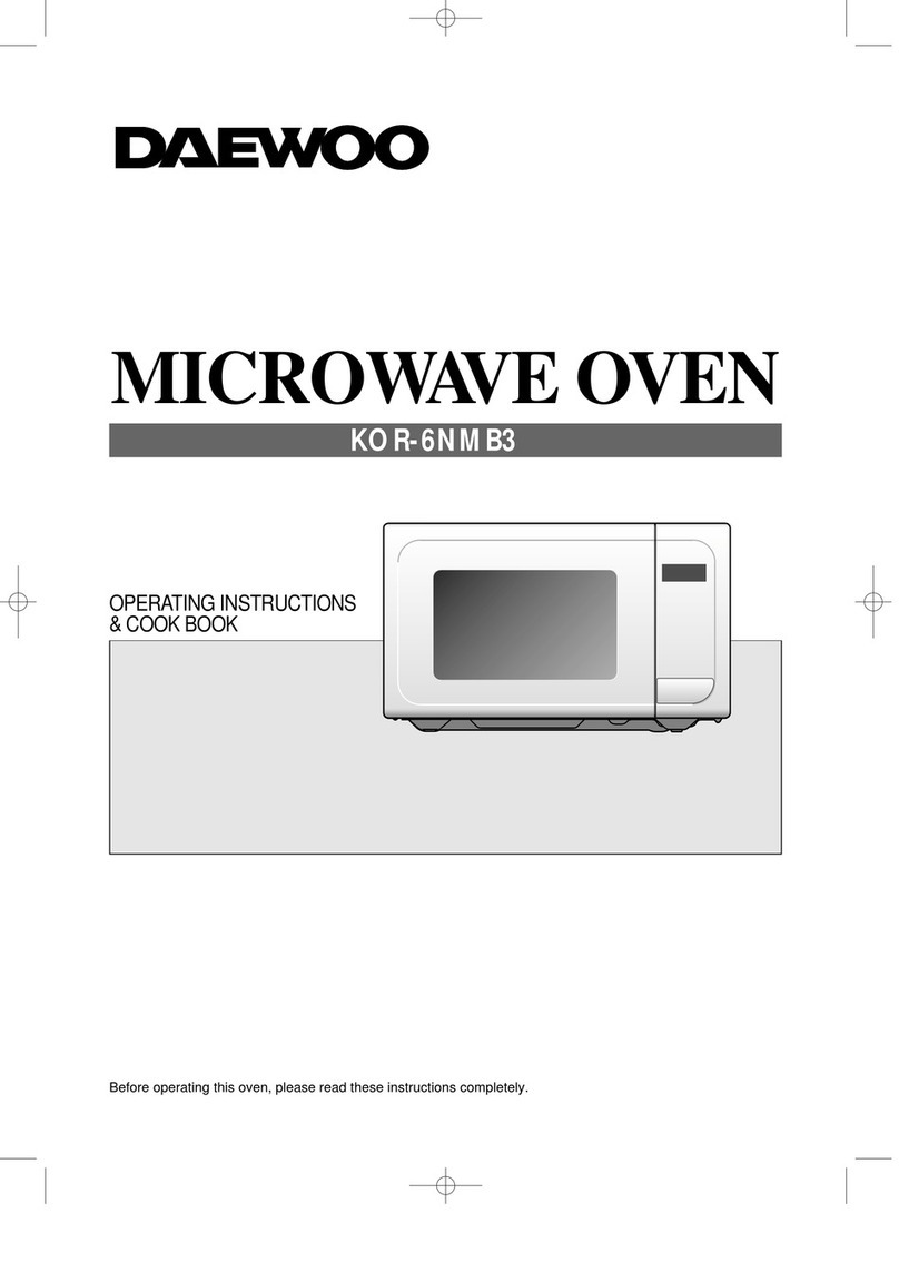 Daewoo KOR-6NMB3 Instrucciones de montaje
