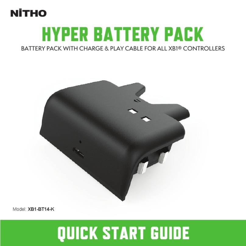 Nitho HYPER BATTERY PACK Manual de usuario