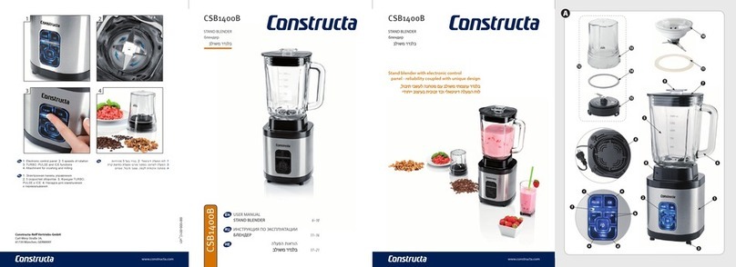 CONSTRUCTA CSB1400B Manual de usuario