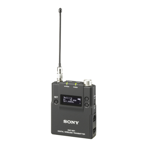 Sony DWT-B01 Manual de usuario Sony DWT-B01 Manual de usuario