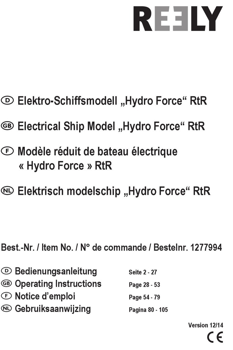 Reely Hydro Force Manual de usuario