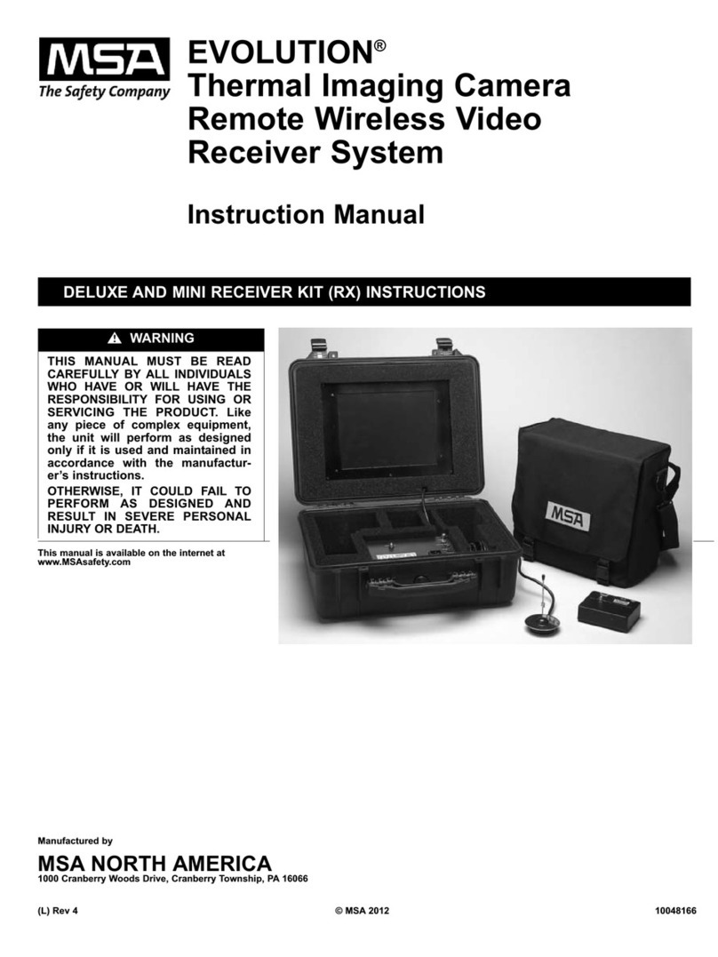 MSA EVOLUTION Receiver Station Manual de usuario
