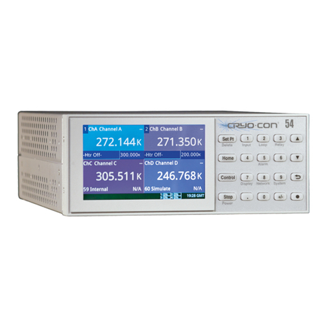 Cryo-con 54 Manual de usuario