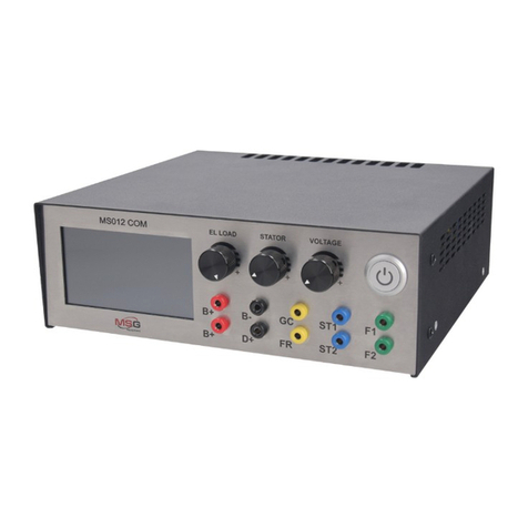 MSG MS012 COM Manual de usuario