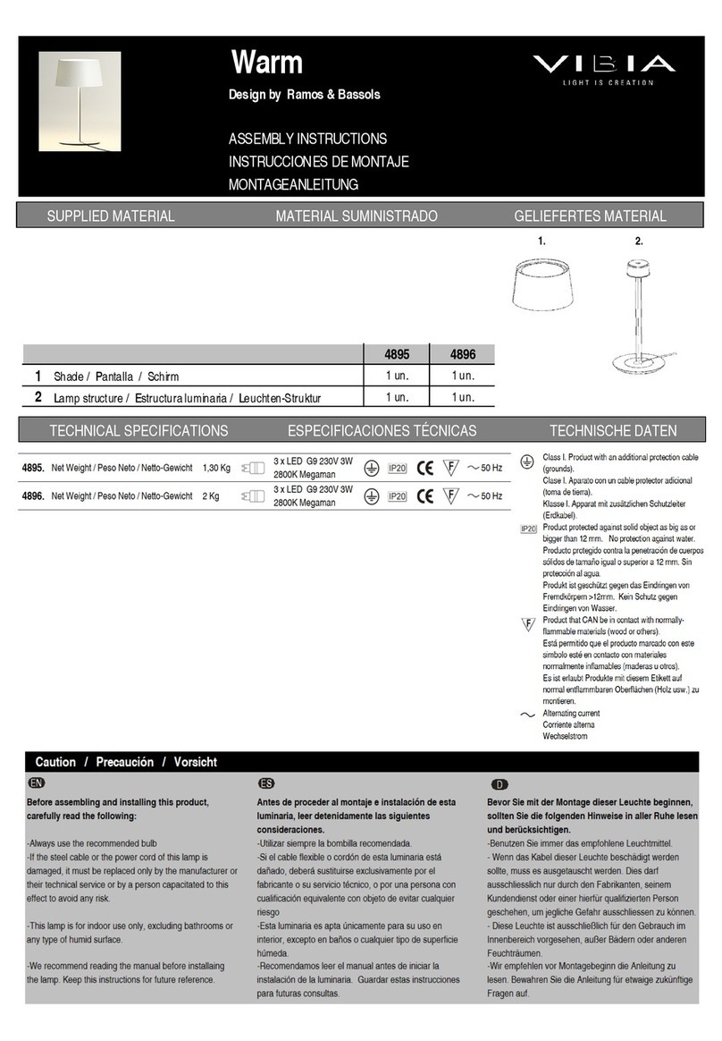 VIBIA Warm 4895 Manual de usuario