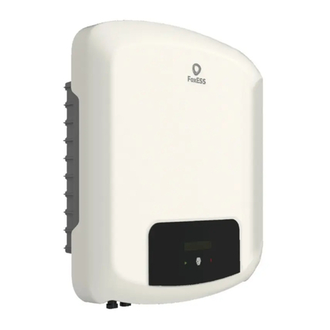 FoxESS E Series Manual de usuario