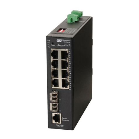 Omnitron Systems RuggedNet 10G/Mi Manual de usuario