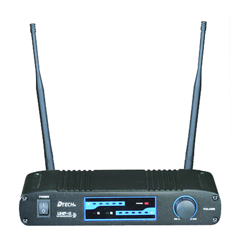 DTech UHF-11 Manual de usuario
